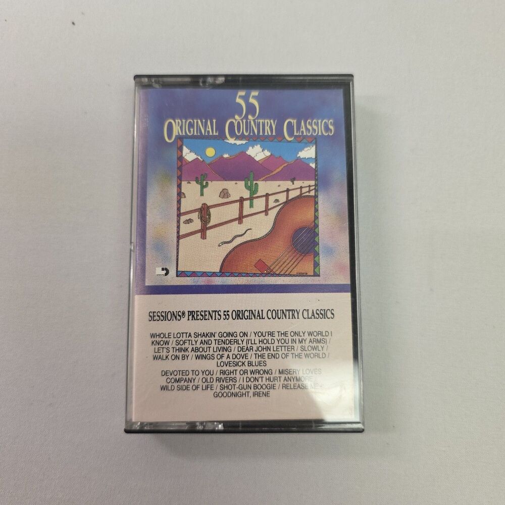 Sessions Presents 55 Original Country Classics Tape 3 Cassette 1988 Warner
